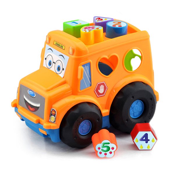 the Bus insert puzzle for babies 4
