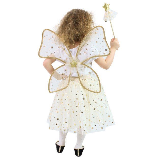 Children costume golden fairy tutu skirt e-pack 3