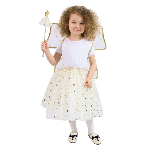 Children costume golden fairy tutu skirt e-pack 1