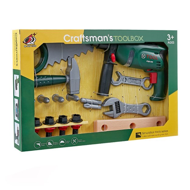 Tool set with cordless drill 2