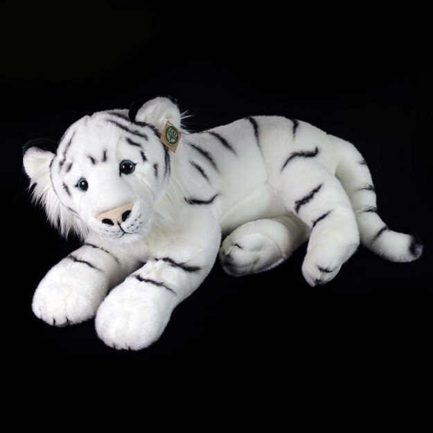 Pliušinis baltas tigras 60 cm EKOLOGIŠKAS 4