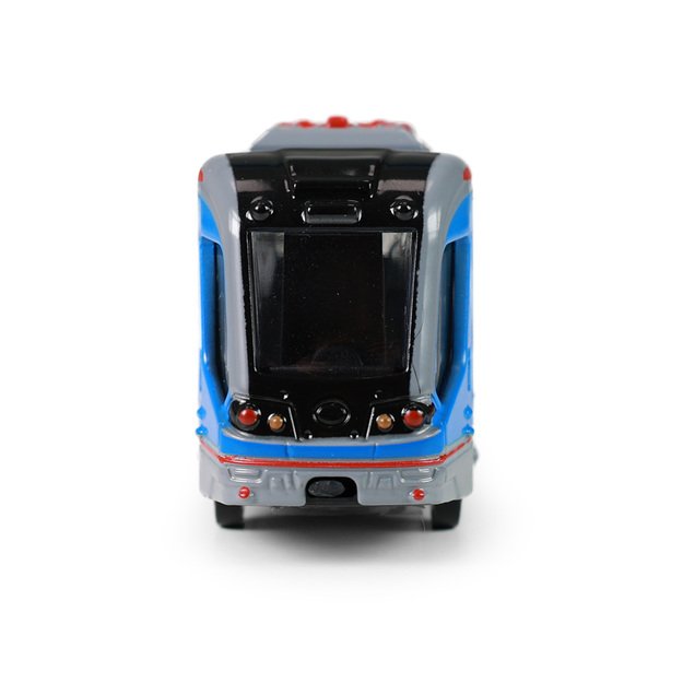 Tram metallic blue 20 cm 8
