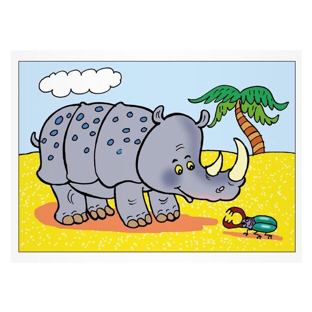 MFP gyvūnų 2 spalvinimo puslapiai 3