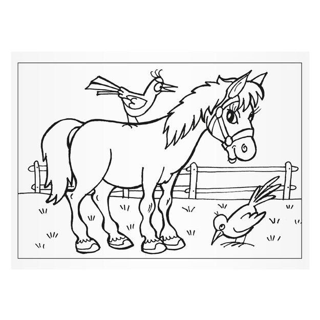 MFP gyvūnų 2 spalvinimo puslapiai 5