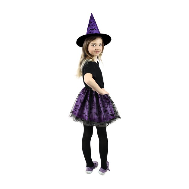 Children costume bat tutu skirt with hat 1