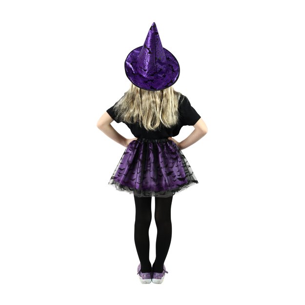Children costume bat tutu skirt with hat 4