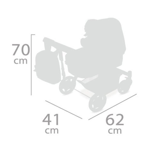„DeCuevas 80537“ sulankstomas vežimėlis, 70 cm 9