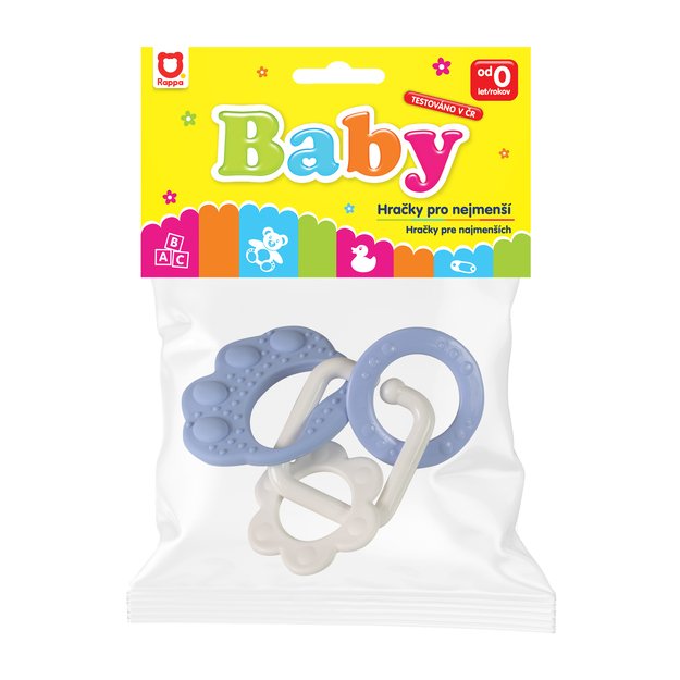 Bear paw blue teether 2