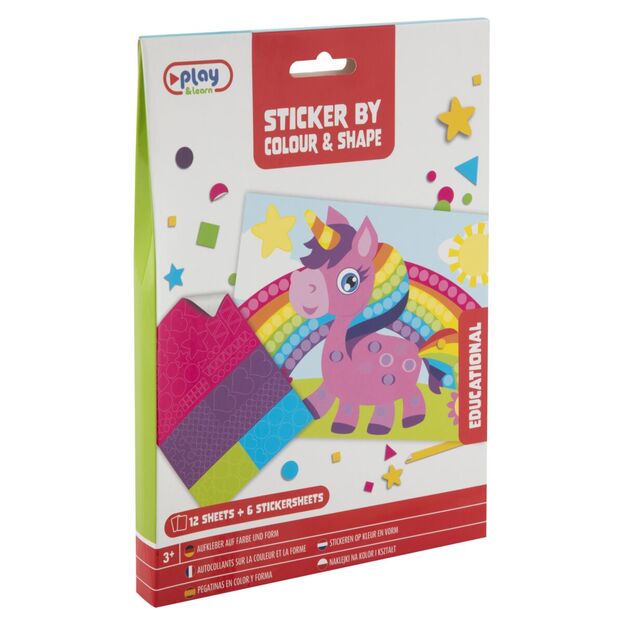 Creative mosaic set for sticking