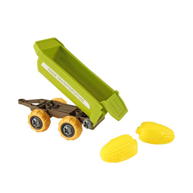 Plastic screw tractor with siding 3