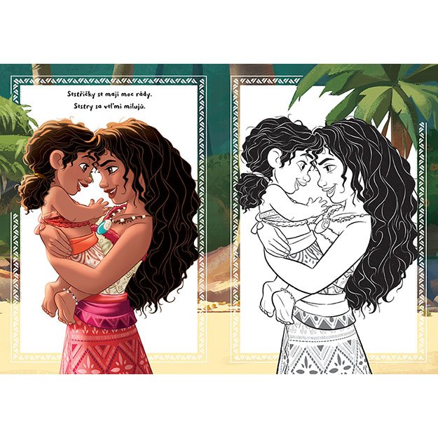 A5 formato Vaiana 2 spalvinimo knygelė 3