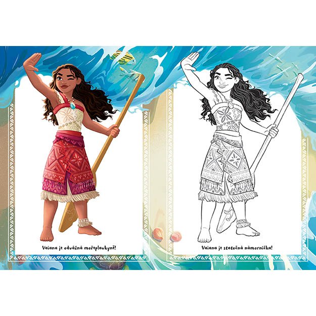 A5 formato Vaiana 2 spalvinimo knygelė 2