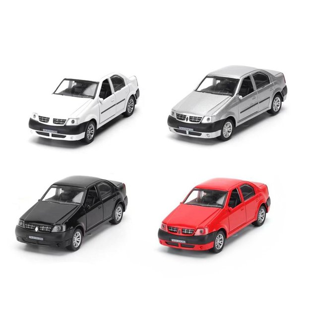 Metalinių automobilių mišinys su šviesomis ir garsu 3