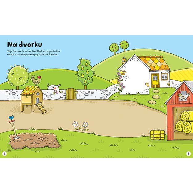 Lipdukų knyga „Ūkis“ 2