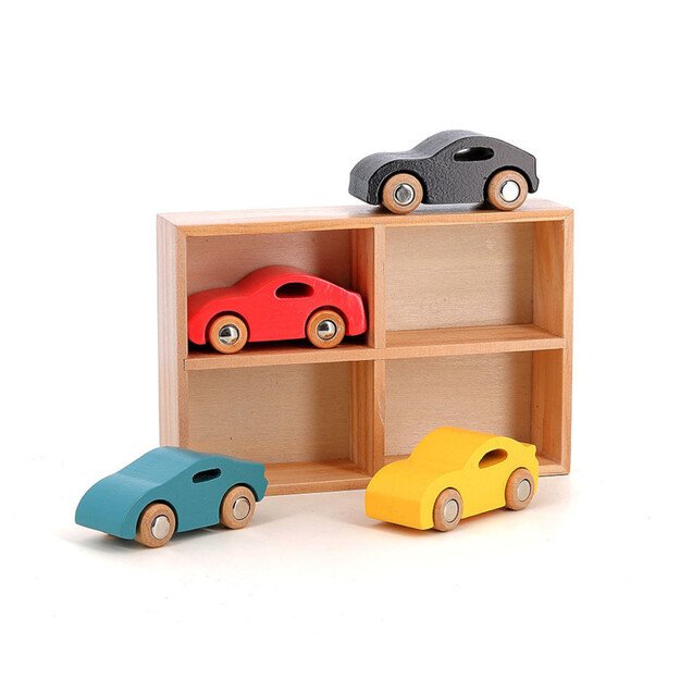 Vilac 4 medinių mašinėlių rinkinys Super Vilacity 1