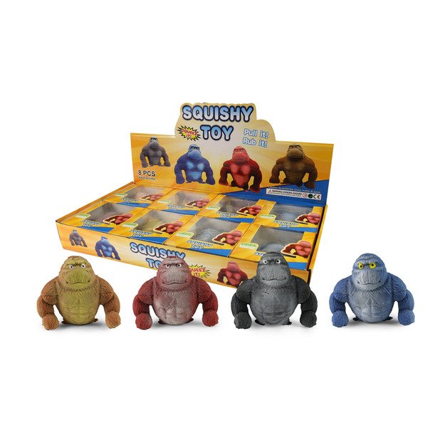 Antistresinė spaudžiamoji gorilos figūrėlė 1