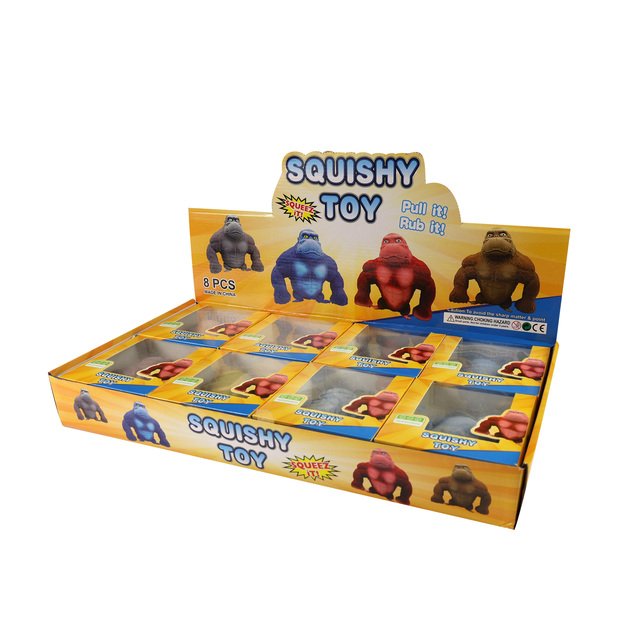 Antistresinė spaudžiamoji gorilos figūrėlė 5