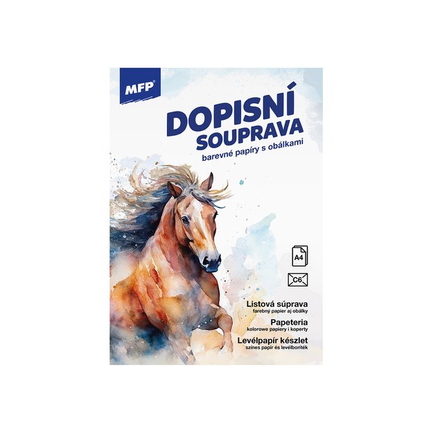 Spalvoti kanceliariniai reikmenys LUX 5+10 (Arklys) 2