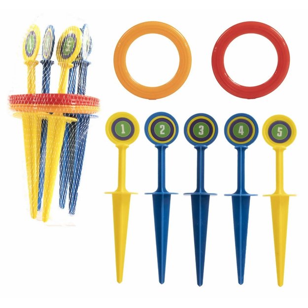 Žiedų mėtymo žaidimas ant kaiščių 29 cm 3