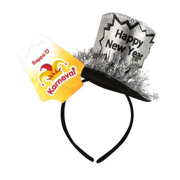 Laimingų Naujųjų metų galvos juosta suaugusiems 2