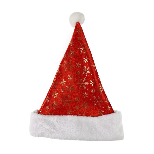 Kalėdinė kepurė su snaigėmis suaugusiems 3