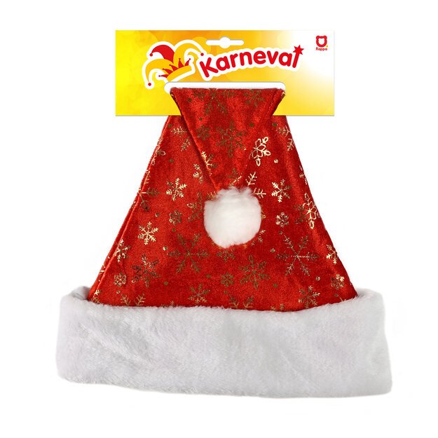 Kalėdinė kepurė su snaigėmis suaugusiems 2