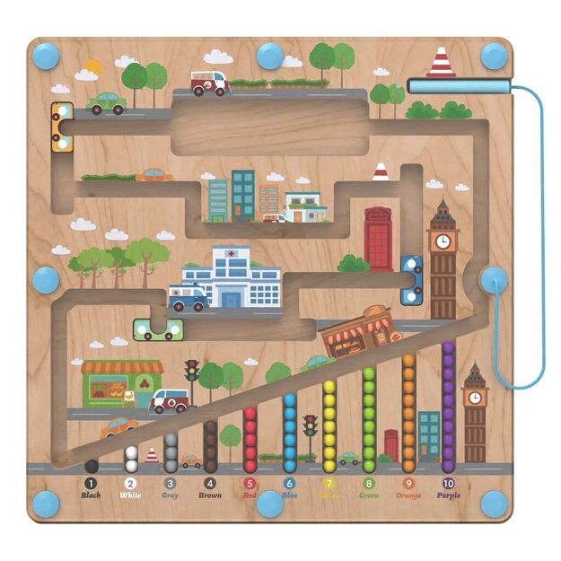 2Kids Toys Magnetic Game Board City