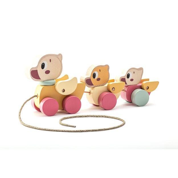 CUBIKA Pastel 15979 Pull-along ducks
