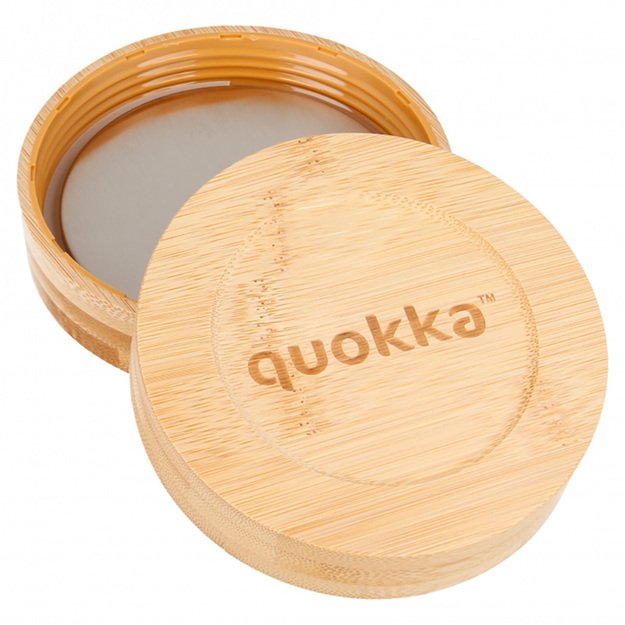 Quokka Deli Food Jar - Stiklinis maisto indas / priešpiečių dėžutė 820 ml (Medžio grūdai) 3