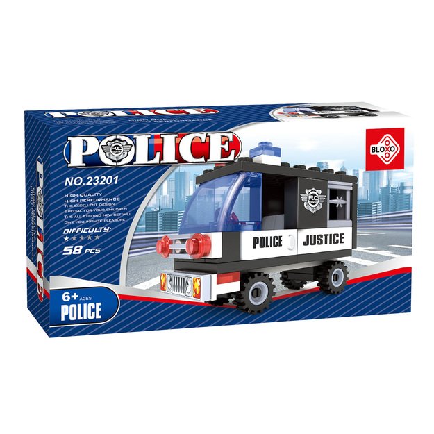 BLOXO policijos konstravimo rinkinys, 48 dalys 2