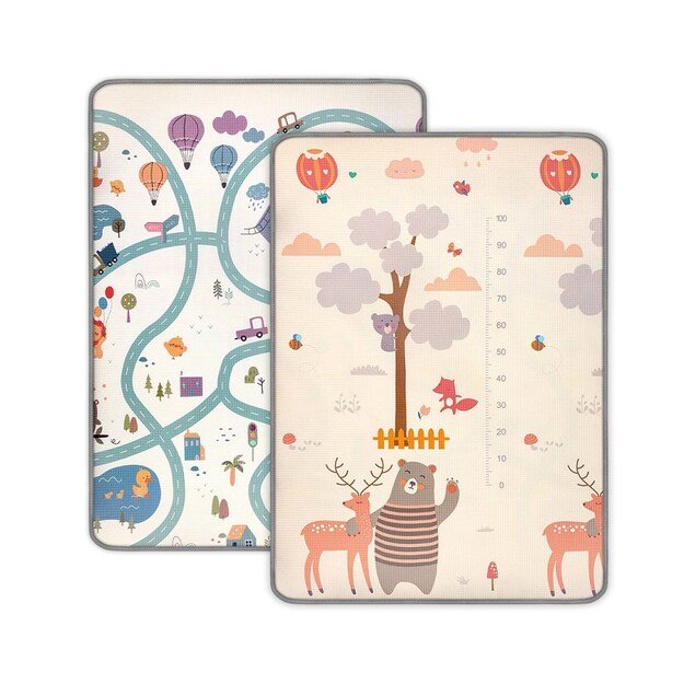 Dvipusis putplasčio bloknotas Milly Mally Kinder Animals 178x120 cm