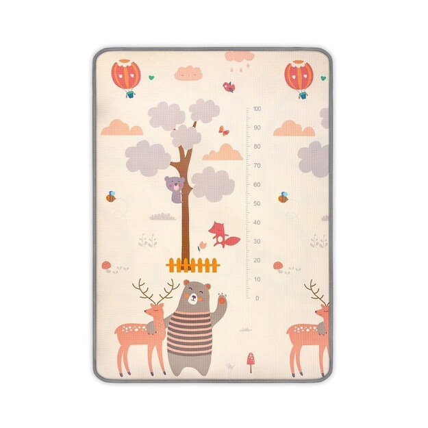Dvipusis putplasčio bloknotas Milly Mally Kinder Animals 178x120 cm 2