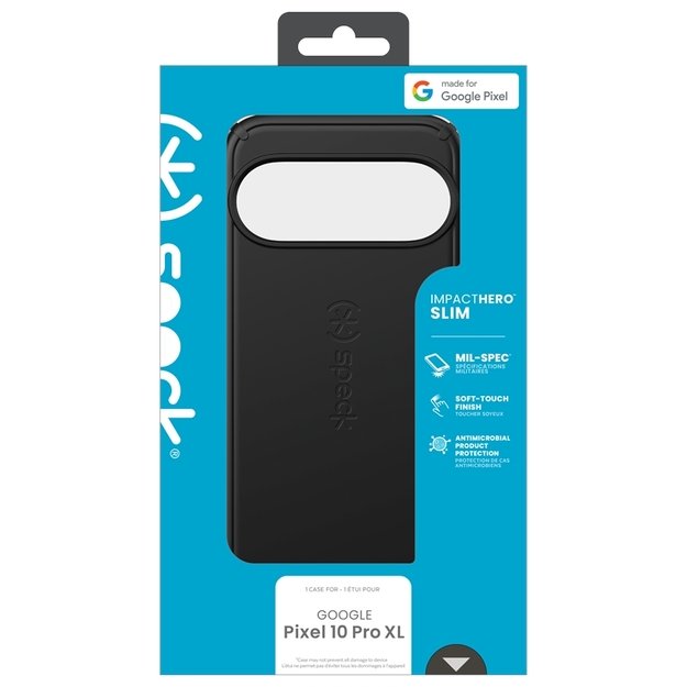 „Speck ImpactHero Slim“ – „Google Pixel 10 Pro XL“ dėklas (juodas) 2