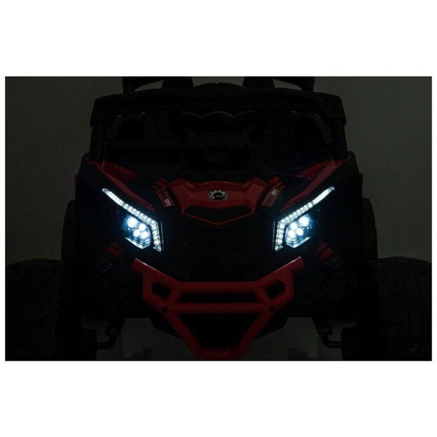 Elektrinis automobilis Baby Mix Buggy Hornet 12V 4.5Ah raudonas (pažeista pakuotė) 8
