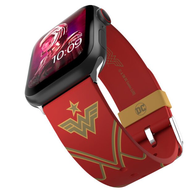 DC Comics – Apple Watch 38/40/41/42/44/45/49 mm apyrankė (Wonder Woman 1984: Crimson Armor)