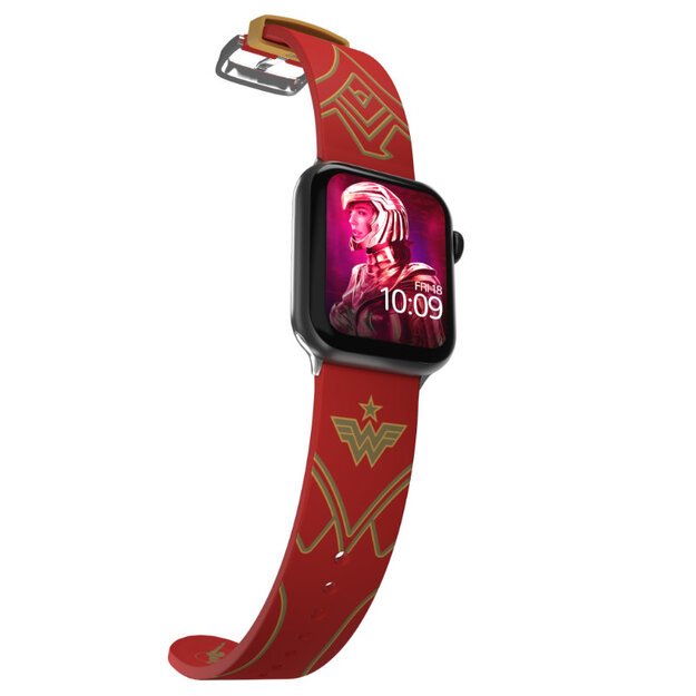 DC Comics – Apple Watch 38/40/41/42/44/45/49 mm apyrankė (Wonder Woman 1984: Crimson Armor)