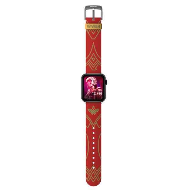 DC Comics – Apple Watch 38/40/41/42/44/45/49 mm apyrankė (Wonder Woman 1984: Crimson Armor)