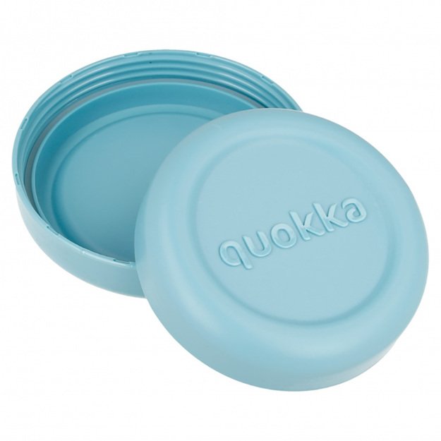 Quokka Bubble Food Jar - Plastikinė maisto talpa / priešpiečių dėžutė 770 ml (Akvarelės lapai) 6