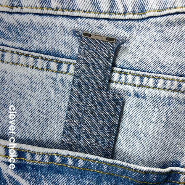 Crong Melange – magnetinis dirželis, skirtas Apple Watch 42/44/45/49 mm (mėlynas melanžas) 16