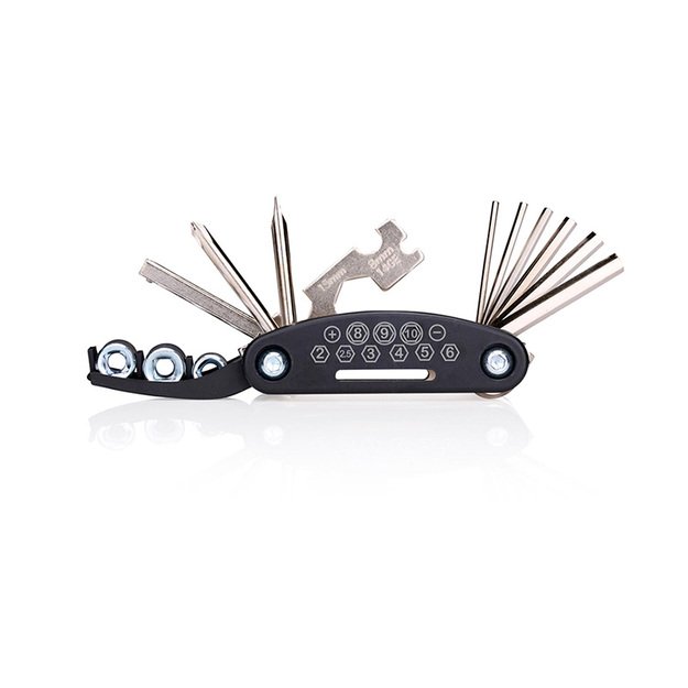 Dviračio pavara - Dviračio įrankių rinkinys 14 elementų dėžutėje 16