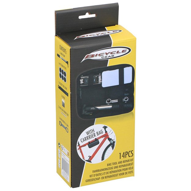 Dviračio pavara - Dviračio įrankių rinkinys 14 elementų dėžutėje 28