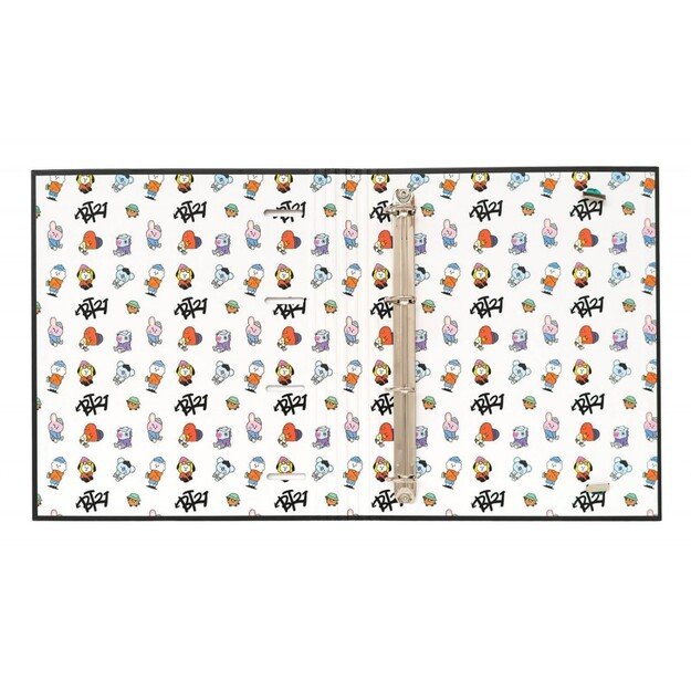 BT21 - A4 formato segtuvas iš Street Mood kolekcijos (4 žiedai, elastinė juosta) 10