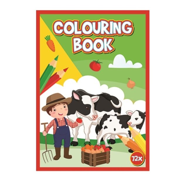 Spalvinimo knygelė 72 puslapių A4 formato „Ūkis“