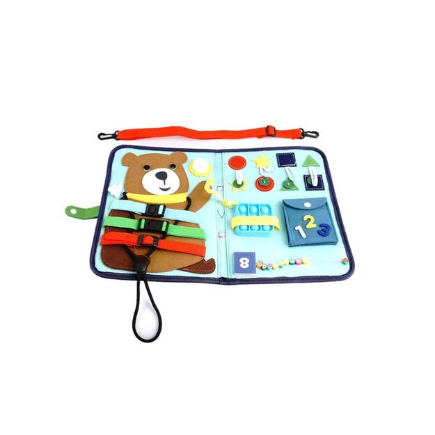 2Kids Toys Sensory busy book Teddy bear 1