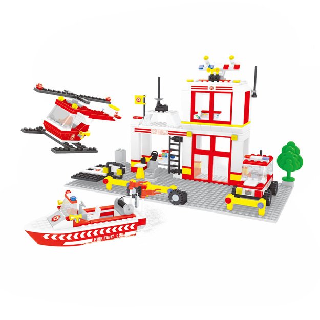 BLOXO ugniagesio konstravimo rinkinys, 368 dalys 1