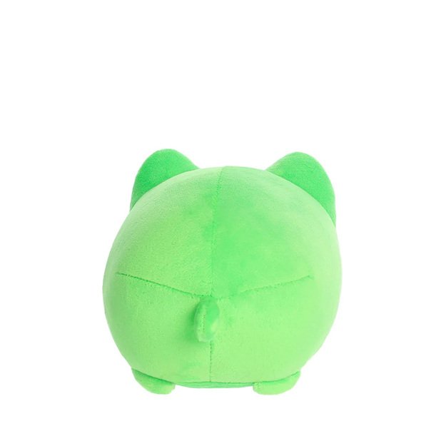 Tasty Peach - pliušinis talismanas 9 cm Toxic Green Meowchi