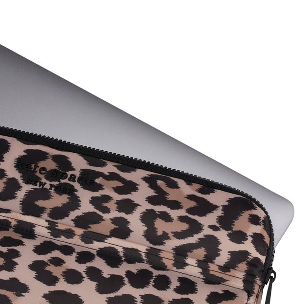 Kate Spade New York Puffer Sleeve – „MacBook Pro 14“ / „Notebook 14“ dangtelis (klasikinis „Leopard“)