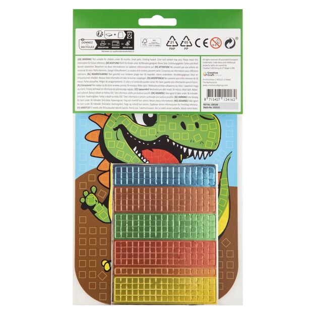 Kūrybinis mozaikų rinkinys A5 Dinozauras 2