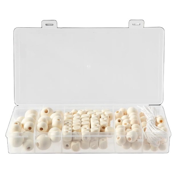 Medinių karoliukų rinkinys 2