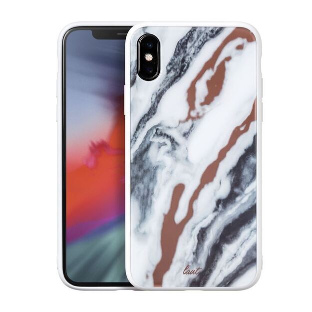 Laut MINERAL GLASS – iPhone Xs Max dėklas (Mineral White) 1